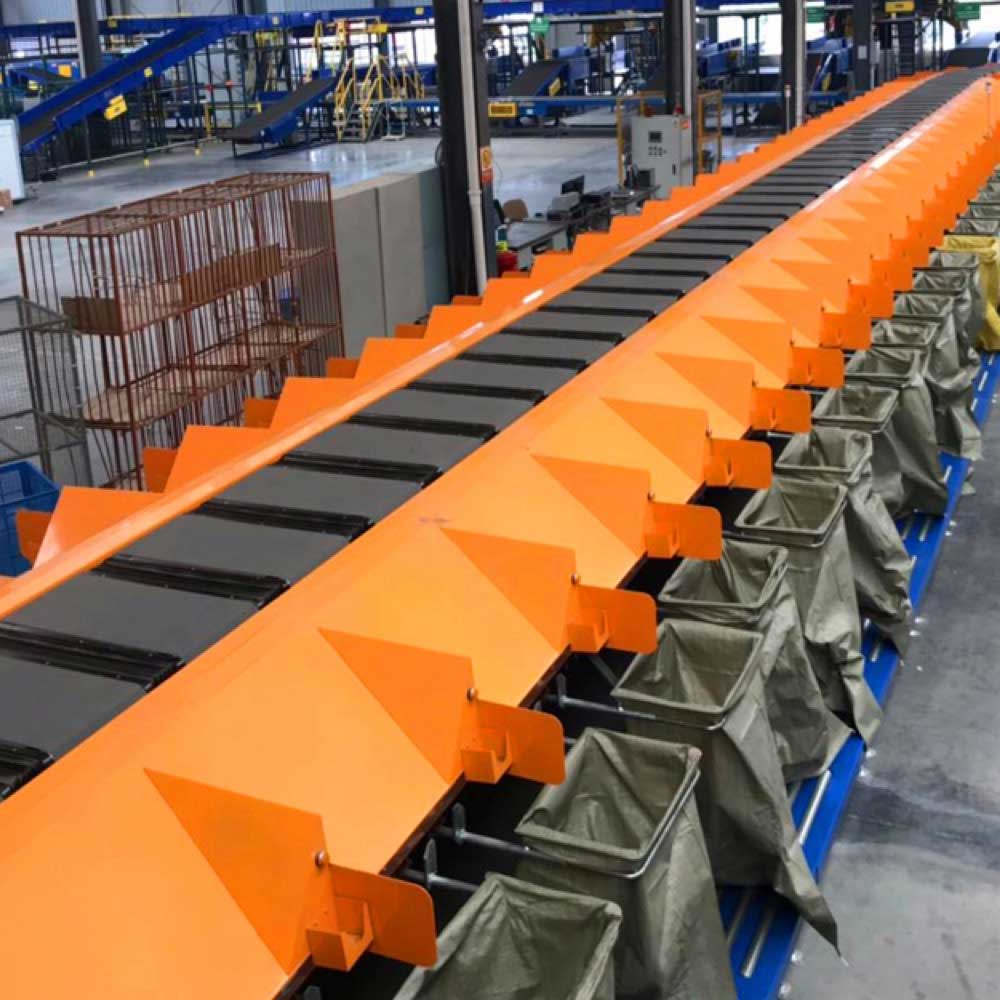 直線(xiàn)交叉帶分揀機(jī)